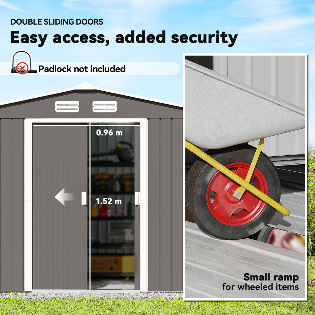 Garden Roofed Storage Shed