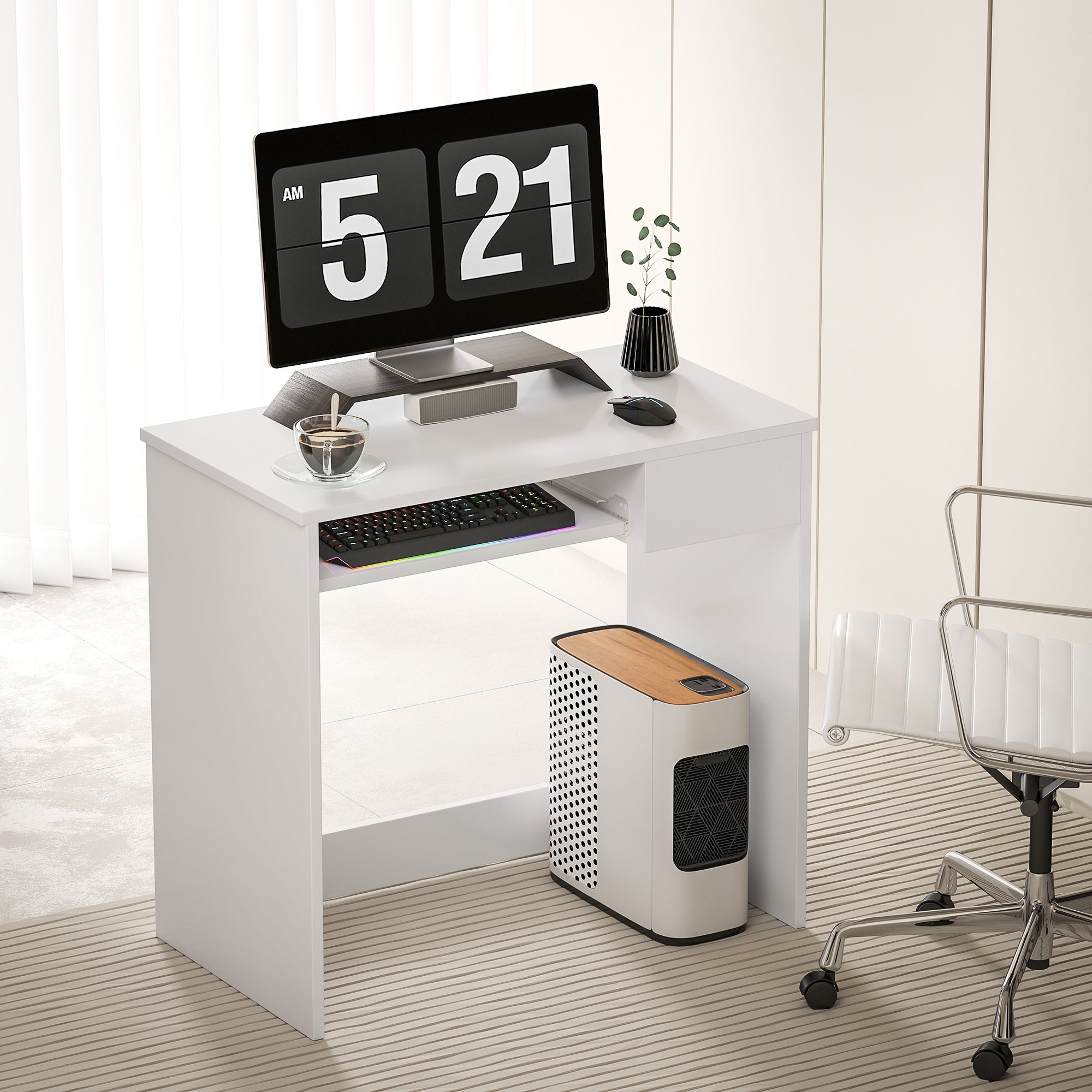 Home Office Desk With Drawer