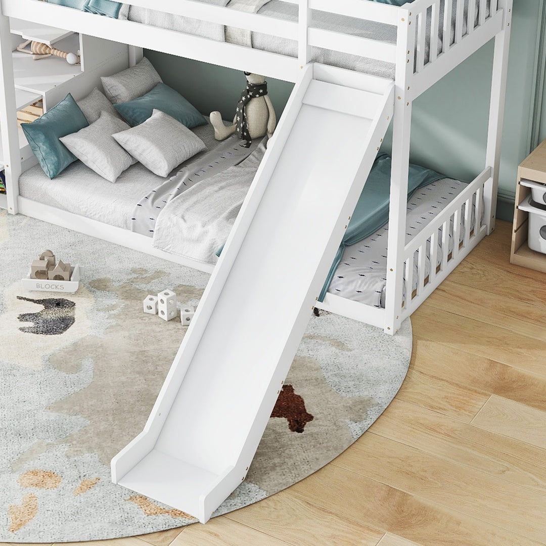 Bunk Bed With Stairs And Slide