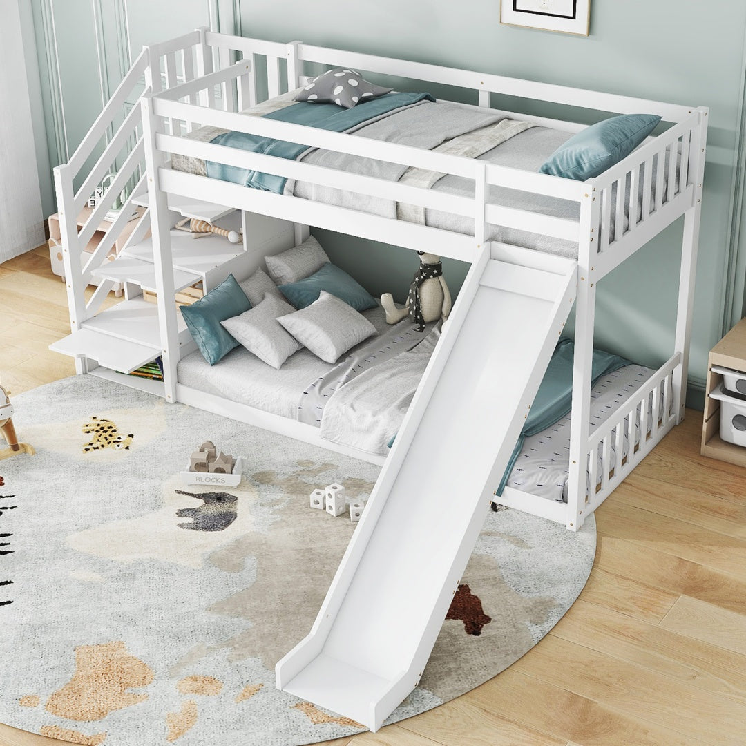 Bunk Bed With Stairs And Slide