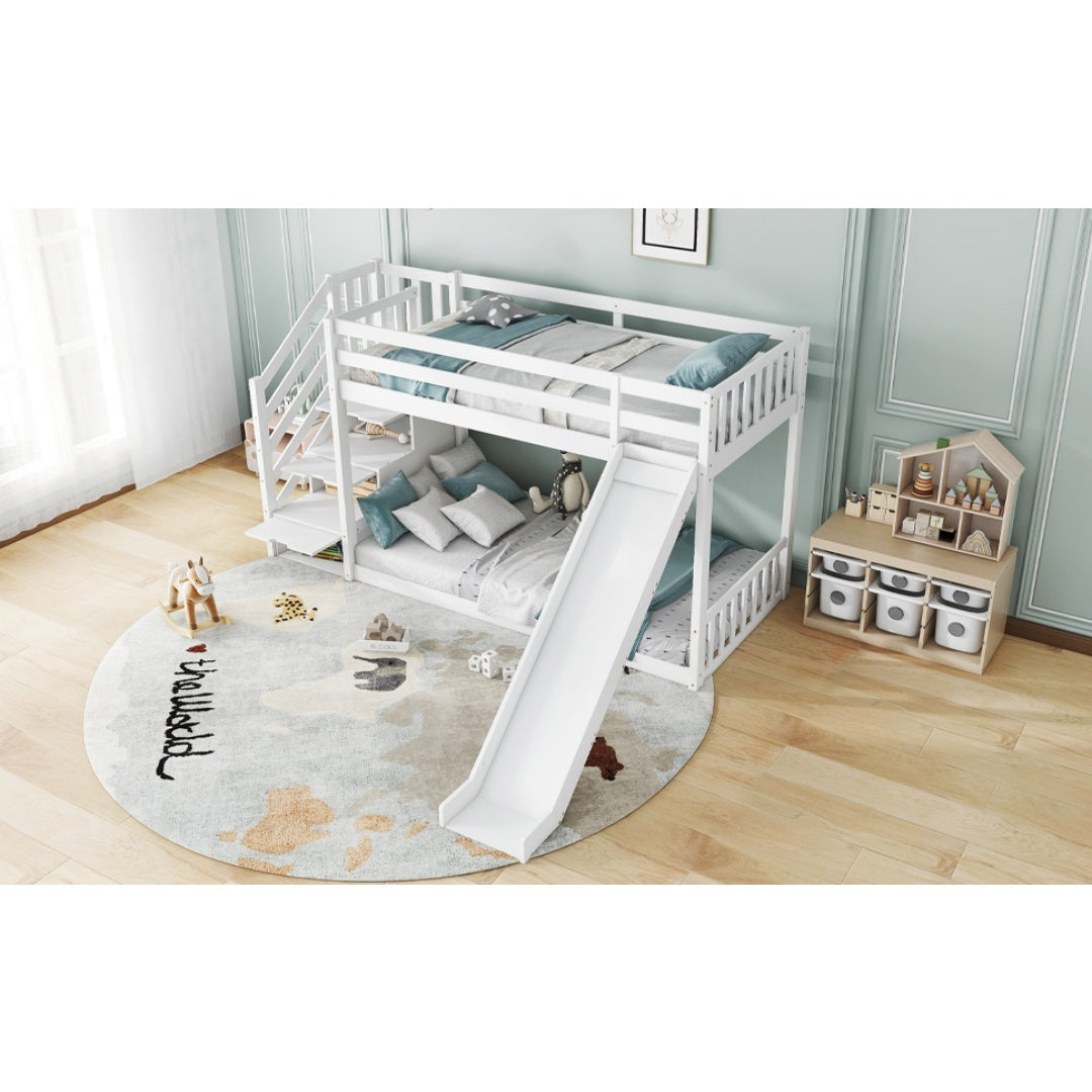 Bunk Bed With Stairs And Slide