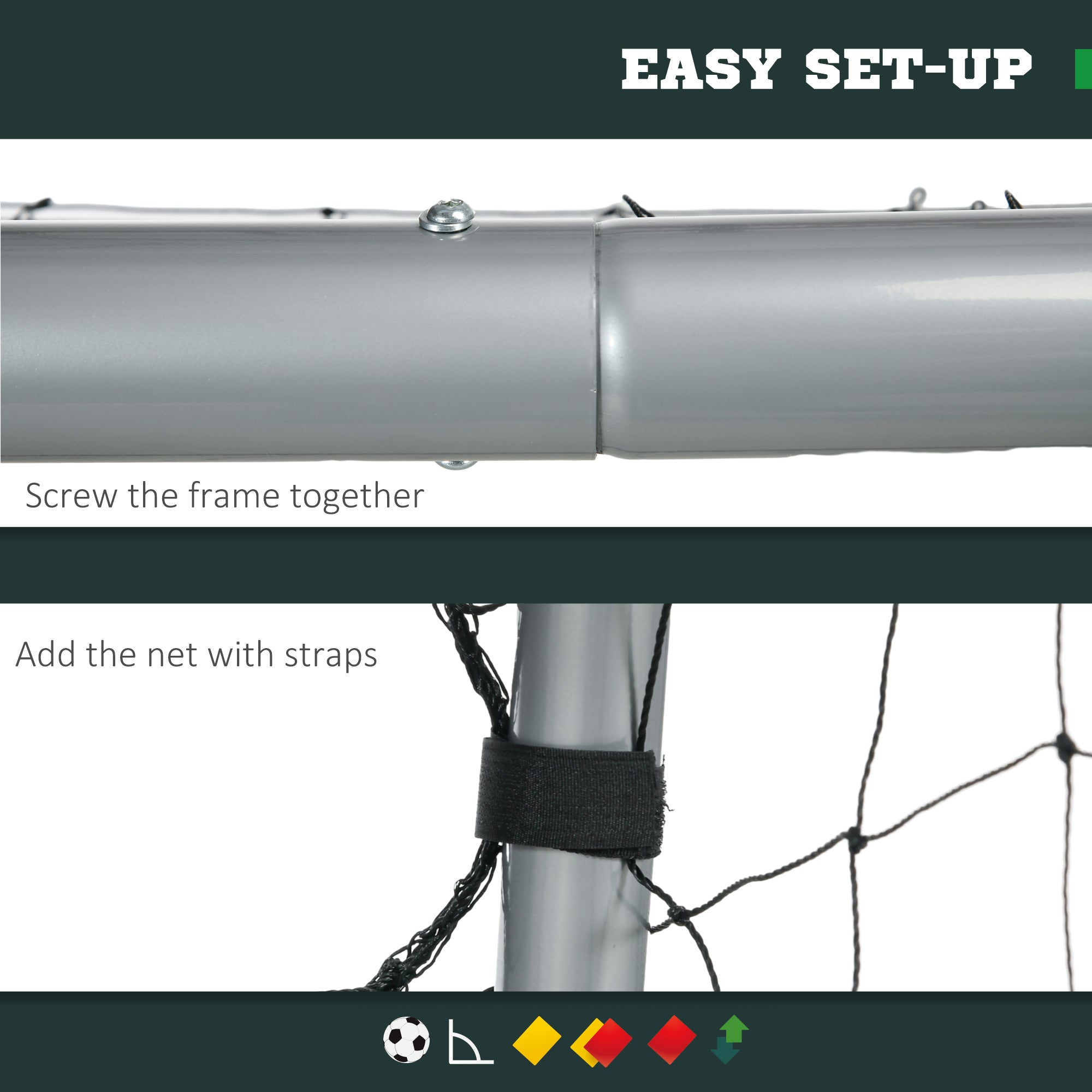 SPORTNOW Football Goal