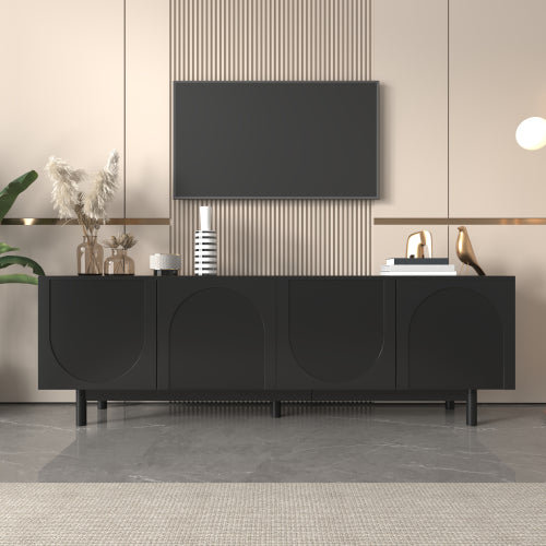 Modern Black TV Cabinet