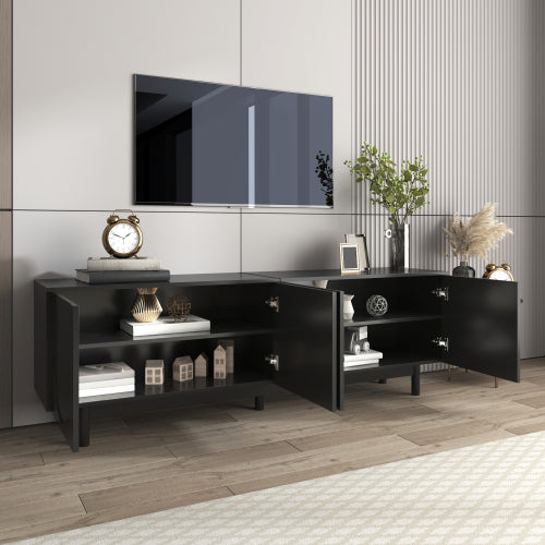 Modern Black TV Cabinet