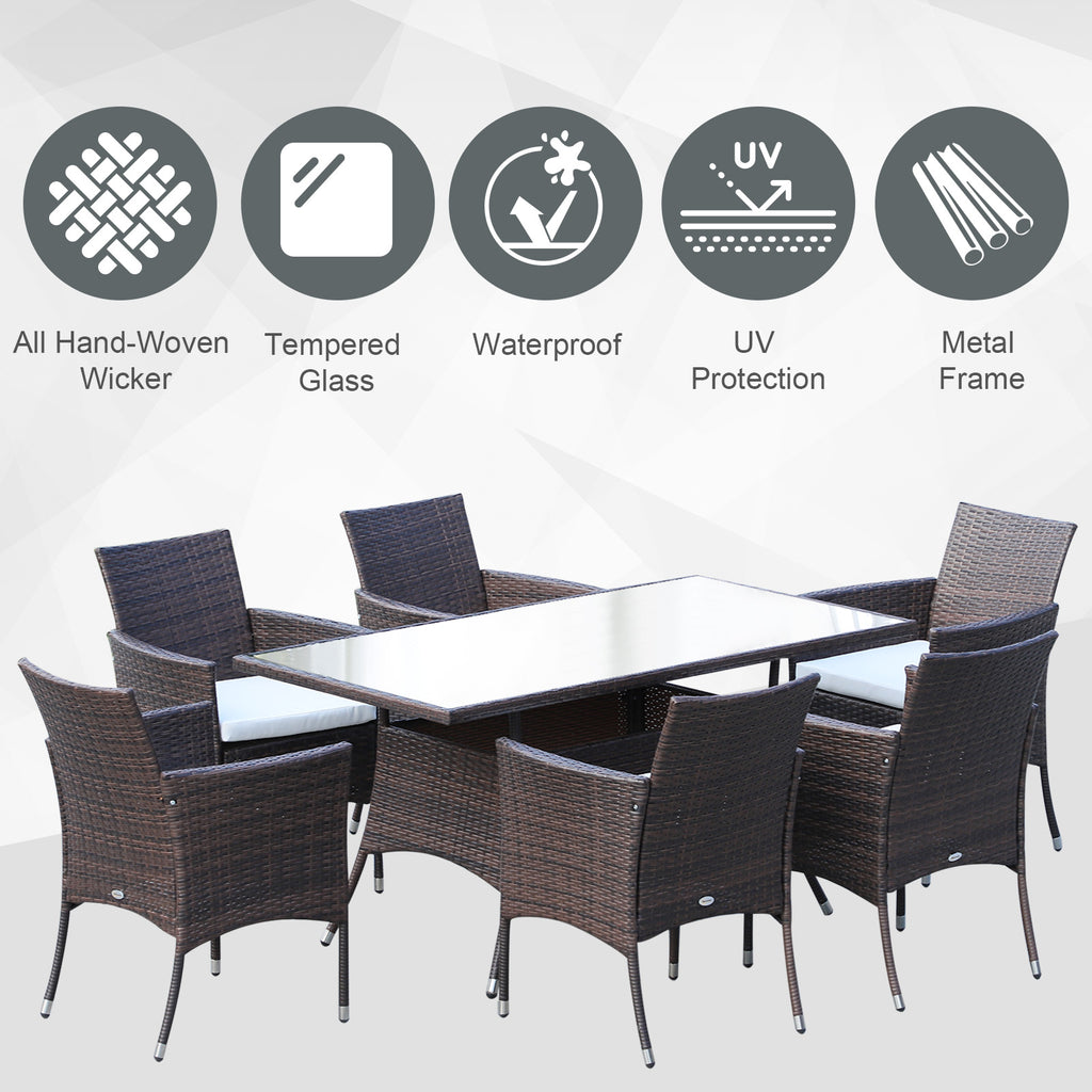 Outdoor Dining Set With Cushions