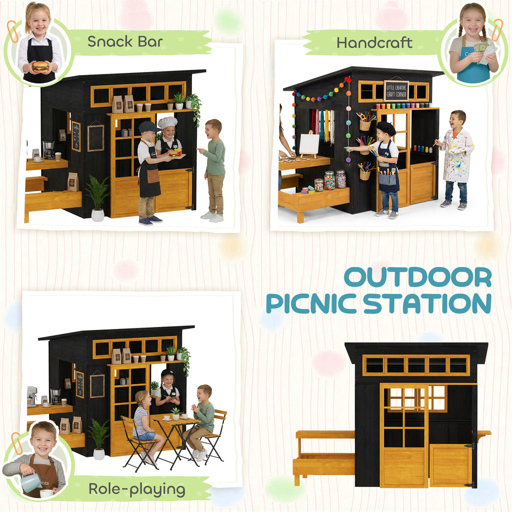 Wooden Kids Playhouse