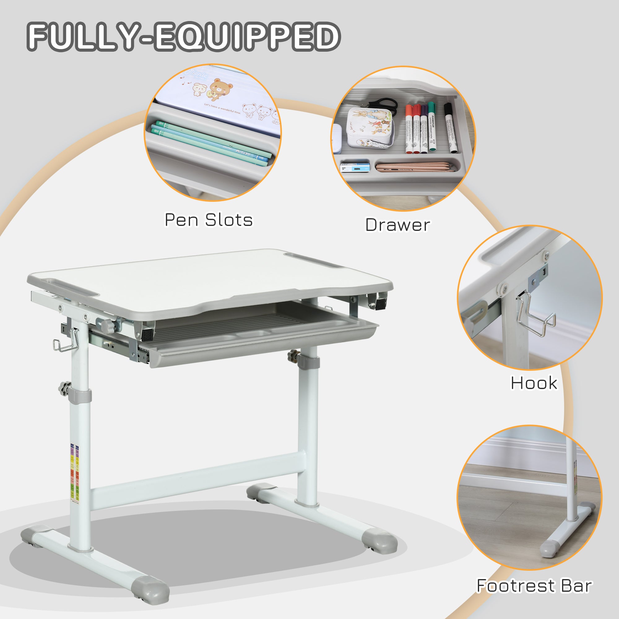 Kids Desk And Chair Set