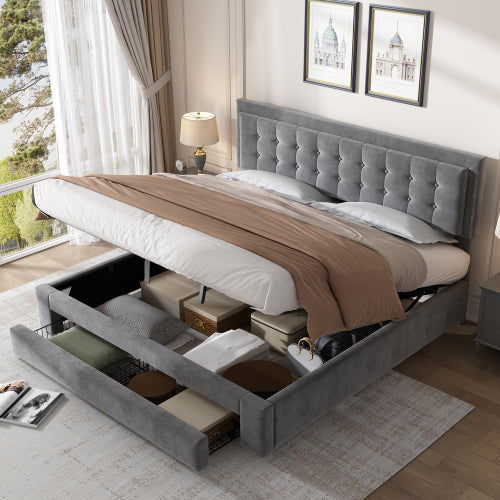 Upholstered Bed,Super King Size