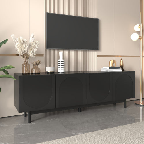 Modern Black TV Cabinet