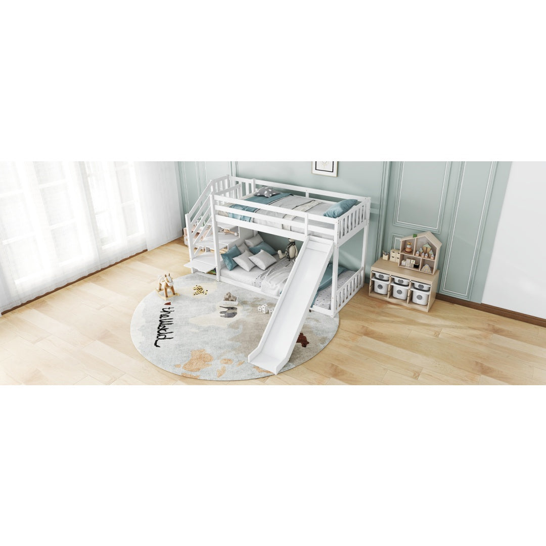 Bunk Bed With Stairs And Slide