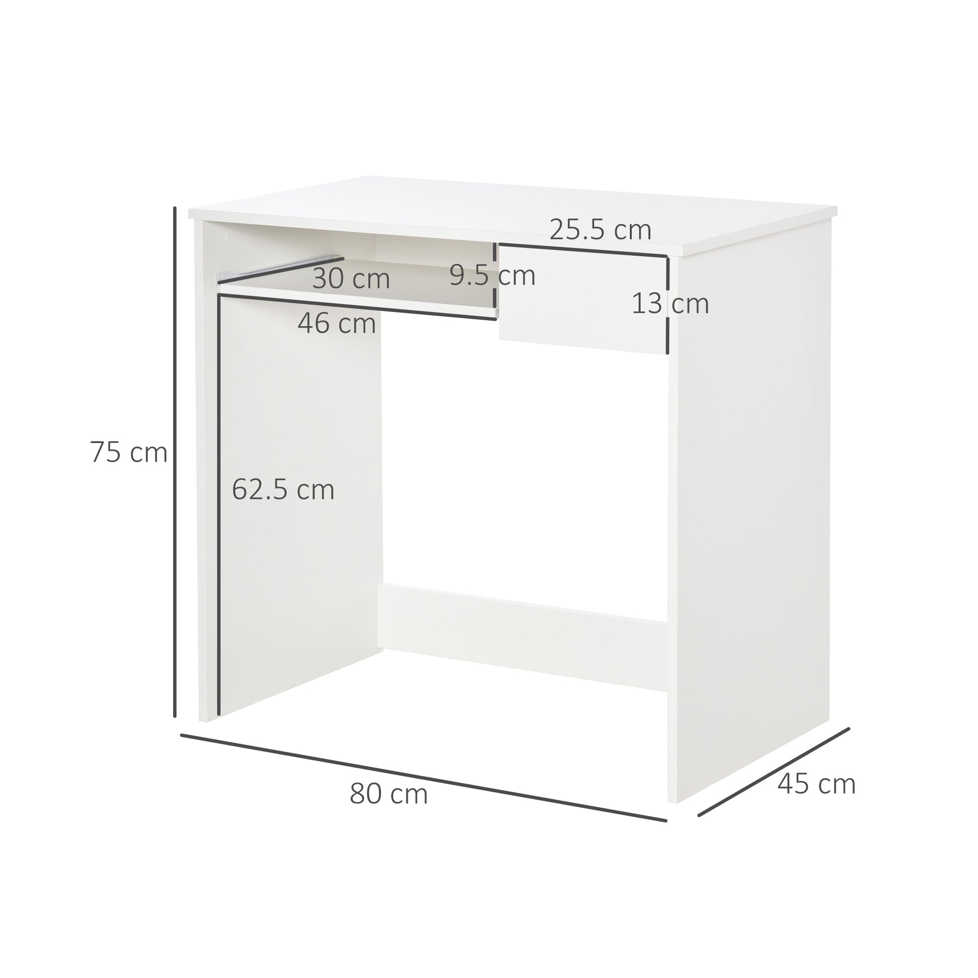 Home Office Desk With Drawer