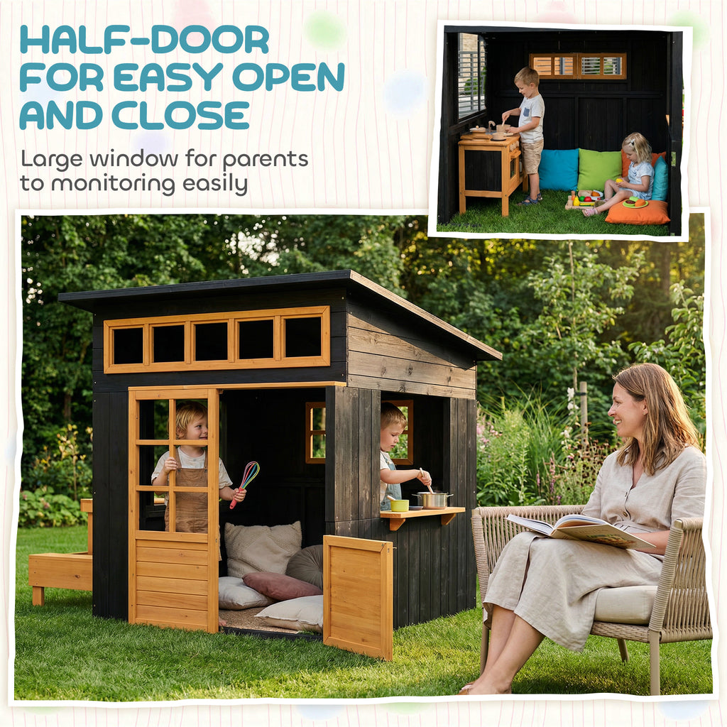Wooden Kids Playhouse