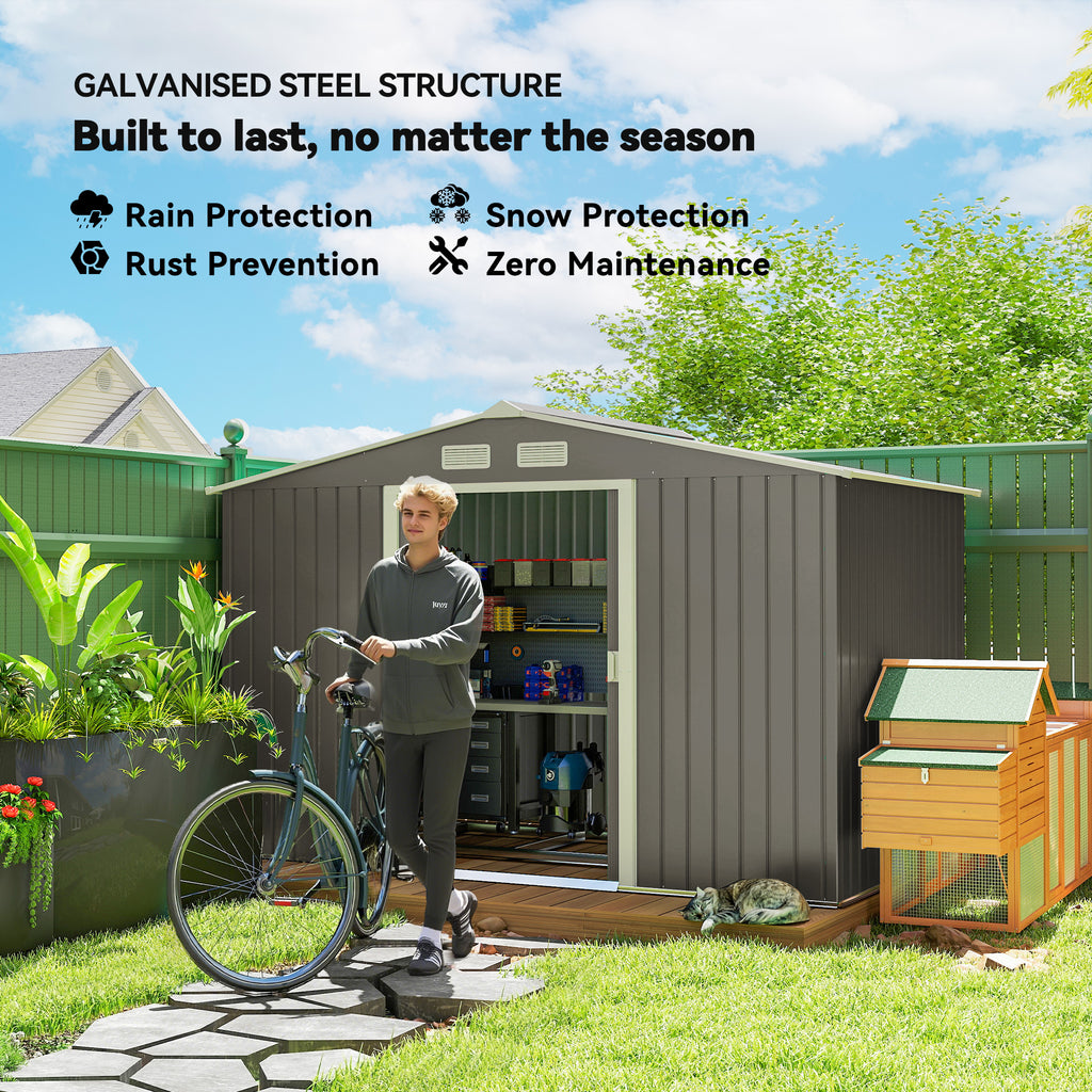 Garden Roofed Storage Shed