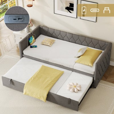 Sofa Bed With Charging Station