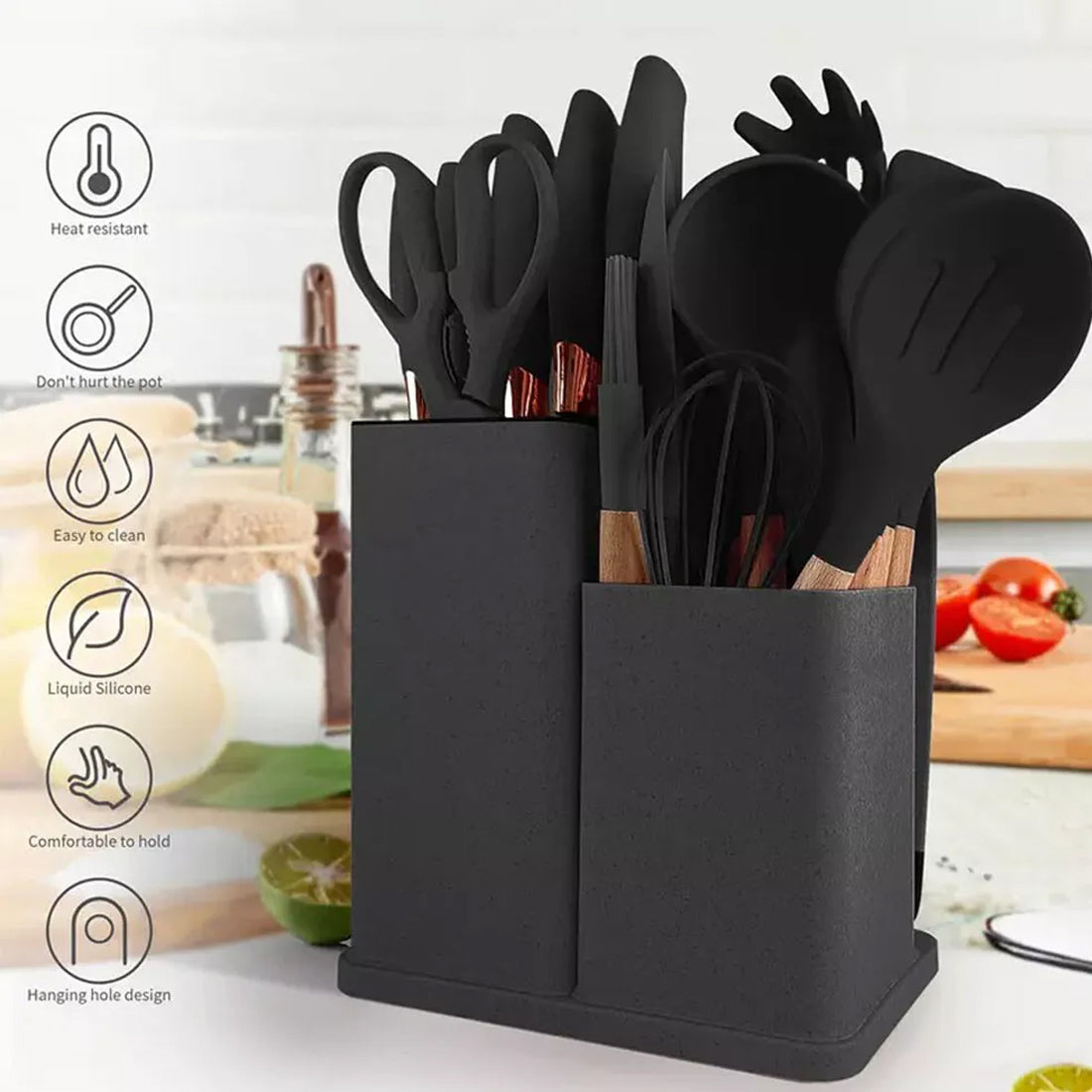 19pcs Non-Stick Kitchen Utensil set