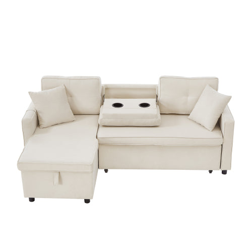 L-Shaped Pull Out Sleep Sofabed