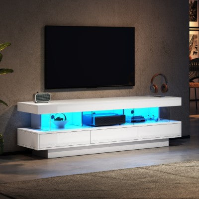 TV Stand Unit With LED Lights
