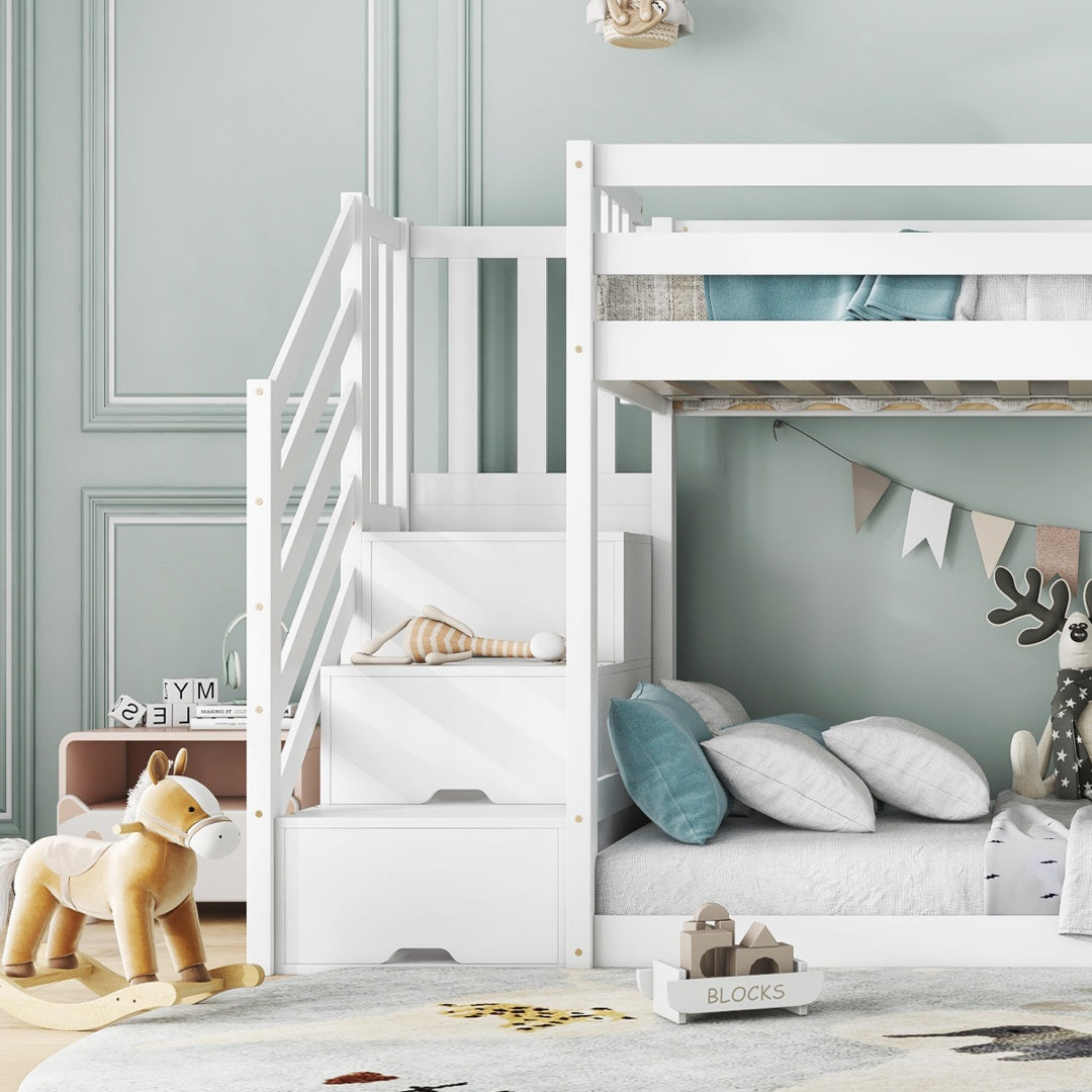 Bunk Bed With Stairs And Slide
