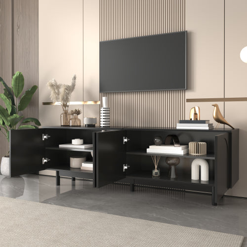 Modern Black TV Cabinet