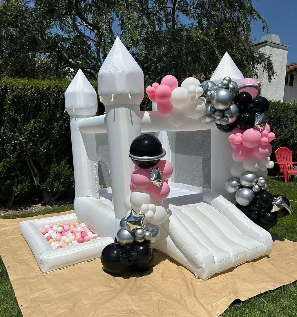 White Bounce House, Kids Inflatable