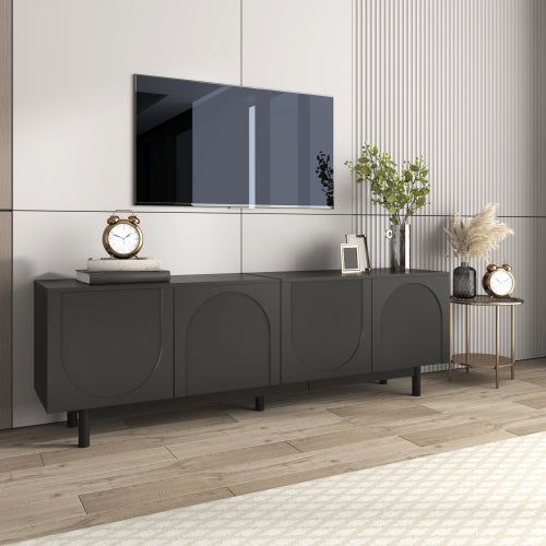 Modern Black TV Cabinet