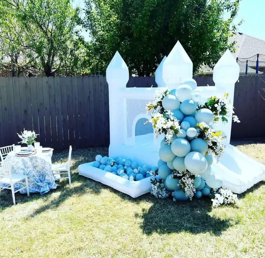 White Bounce House, Kids Inflatable