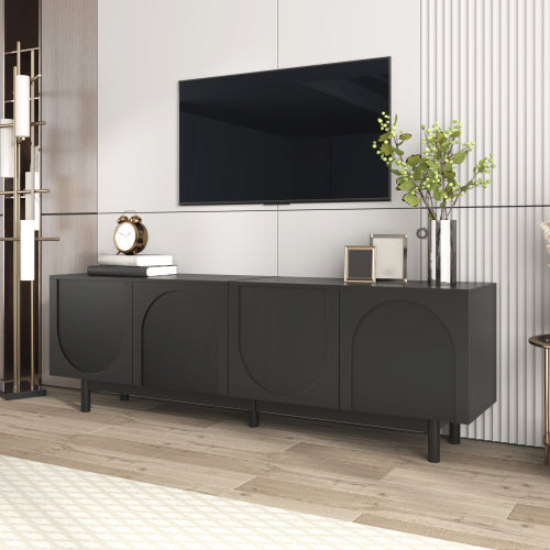 Modern Black TV Cabinet