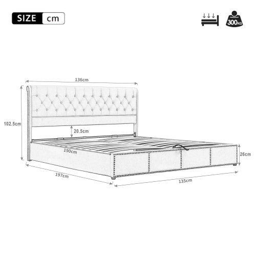 Upholstered, Double Bed