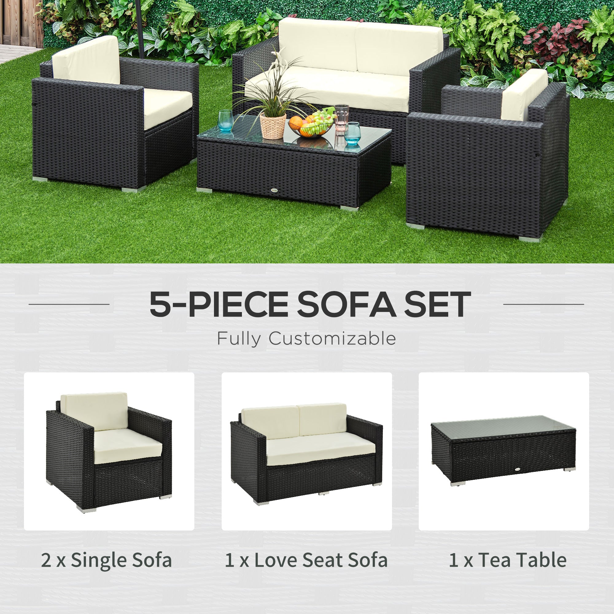 Outdoor Sofa Set Garden