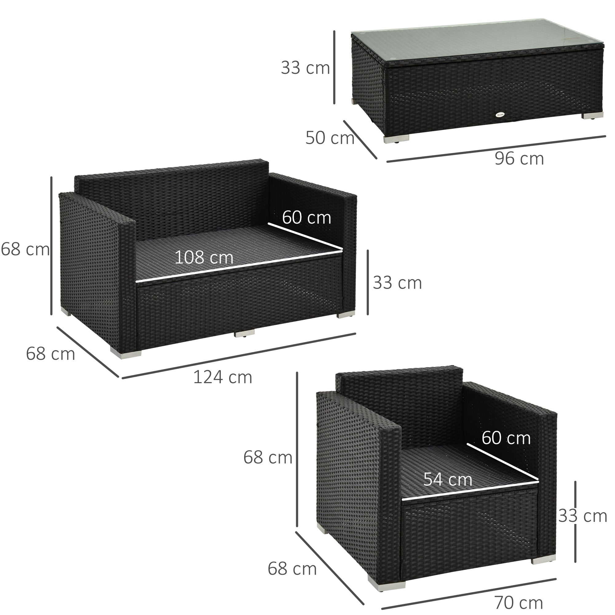Outdoor Sofa Set Garden